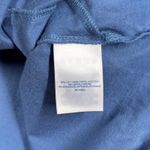 Lands' End  Top M Blue Side Tie Knot Short Sleeve T-Shirt Casual Elevated Chic Photo 6