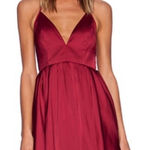 NBD  red open back mini dress Photo 0