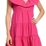 Saylor Karalyn Tiered Ruffle Tie Back Mini Dress Large NWT Photo 0