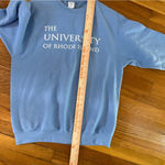 University of Rhode Island Sweatshirt Womens Med Crewneck Blue VTG Distressed Photo 6