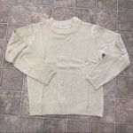 NEW Haband Beige Knit Acrylic Sweater Tan Size M Photo 0