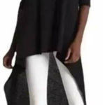 Frank & Eileen  TEE LAB HIGH LOW XS Short‎ Sleeve Black Lagenlook Shirt #BB6-2 Photo 0