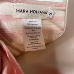 Mara Hoffman Revolve X  Swim Cotton Tie Front Romper in Pink Stripe sz S Photo 2