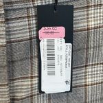 Gianni Bini NWT Womens 12 Pants Alora Brown Beige Plaid Split Flat Front Y2K Photo 9