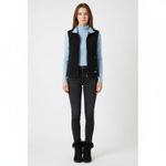 Patagonia Black & Gray Fleece Sleeveless Zip Up Vest S Photo 5