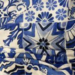 Boston Proper Positano Tiles Print Eyelet Inset Tiered Dress Sz 12 Photo 4