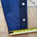 Maje NWT blue slim joggers w/ black contrast piping and chrome buttons Sz 38 Photo 7