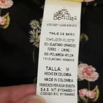 Agua Bendita ππ Aldana Moss Bikini Bottom ~ Black Floral Print Medium NWT Photo 15