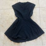 Tibi  Black Mini/Midi Flowy Dress Sz 2 Photo 3