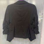Laundry by Shelli Segal Women's Black Black Cuffed Sleeves Blazer Jacket Sz 2 Photo 5