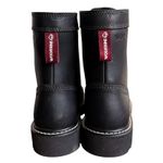 Wolverine NWOB Revival Stacked Heel Soft Toe Boot Women's 7 Black Leather Work Photo 3