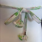 Lilly Pulitzer Green and Cream Patchwork Bikini Top Photo 3