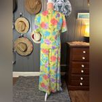 Leslie Fay Vintage  2 Piece Key Lime & Floral Skirt & Top Medium Photo 6