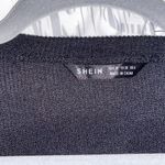 SheIn Tie Front Long Sleeve Sweater Top Photo 1