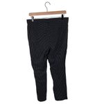 Rafaella Comfort Women's Pull On Stretch Ankle Pants Size 10 Square Dot Print Photo 1