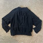 Free People  Jayde Safari Bomber Jacket Black Size Medium Photo 9