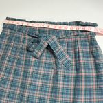 American Eagle  Green Plaid Mini Skirt Size Large Photo 5