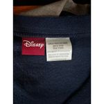 Disney Eeyore Fleece Pullover Moody Navy Blue V-Neck Sweatshirt Women’s L Photo 3