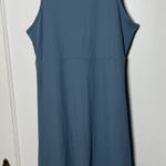 Eddie Bauer Slate Blue Gray Sleeveless Athletic Tank Mini Dress Women's Small Photo 0