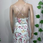 Floral Print Spaghetti Strap Dress New Pink Photo 13