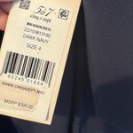 NWT CINQ À SEPT Mini Nanon Crepe Dress Sleeveless | Size 4 Blue Photo 4