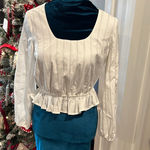 The Fifth Label , xs ladies white top stripes fully‎ lined in the front romantic Photo 1