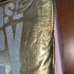 Juicy Couture Retro Pam & Gela Choose Juicy Gold Glitter Zipper Wristlet Pouch Photo 6