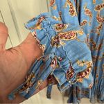 Cato paisley Henley v neck peplum blouse size 22/24W Photo 3