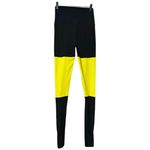 Norma Kamali  SPLICED LEGGING WITH FOOTIE Size XS Green Black KK5217PL005902 Photo 1