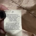 Fossil  large 100% lamb leather button up jacket bohemian casual coat preloved Photo 9