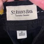 st. john's bay St. John’s Bay Secretly Slender casual black capri pants Photo 4