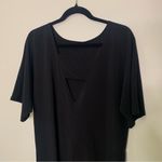 Lucy Black Dolman Sleeve Dress Size Small FLAW Photo 4