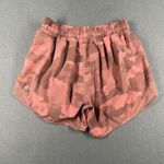 Lululemon Hotty Hot Shorts Womens 2 Tall Red Camo Lined Zip Pocket Zip Pocket Photo 10