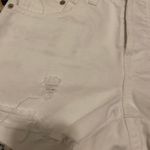 Free People SOFIA WHITE DISTRESSED DENIM SHORTS 24 Photo 4