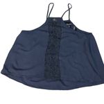 Flying Tomato Sleeveless Lace Back Embroidered Tank Size L Photo 5