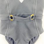 NEW NWT SUBOO KAIA DEEP V ONE PIECE BLACK SWIMSUIT SIZE MEDIUM M Photo 5