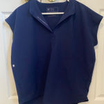 FIGS Navy  Scrub Top Rafaela Photo 1