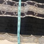 Hale Bob Black White Delicate Slip Dress Lace EUC Sz Sm Surplice V-Neck Line Photo 12