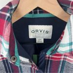 Orvis Pinnacle Shirt Jacket Flannel Multicolor Check Fleece Lined Shacket Photo 2