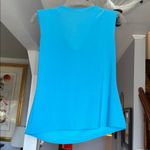 Jennie & Marlis Vibrant Blue Sleeveless Cowl Neck Drape Top Sz S Photo 1