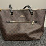 Coach  Gallery Tote Handbag Brown/Black Msrp:$350.00 Photo 0