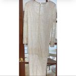 Beaded And Sequined Long White Formal Dress Photo 1