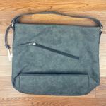 Kensie Shoulder Purse Hand Bag Gray Pink Vinyl Zipper Closure Travel Photo 4