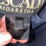 Escada Vintage Pinstripe Skirt & Blazer Set Sz 10 Lightweight Fitted Designer Photo 5