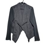 Torrid Charcoal Gray Waterfall Cardigan Jacket Women Size 1 Photo 0
