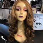 Blonde Mix Wig Lacefront Swisslace Long Loose Curl Photo 0