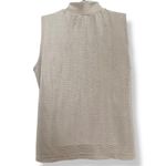 Jason Maxwell Vintage Tank Top Mock Neck Sleeveless Neutral Taupe Women Medium Photo 1