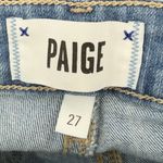 Paige Verdugo Ankle Skinny Ankle Jean Light Wash Women 27 Stretch Distressed Photo 4