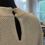 Loft baby blue Women's Sweater with buttons in back medium Photo 2