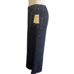 Michael Kors Michael Kors Black Sequin Wide Leg Cropped Pants Women's Size M Photo 3